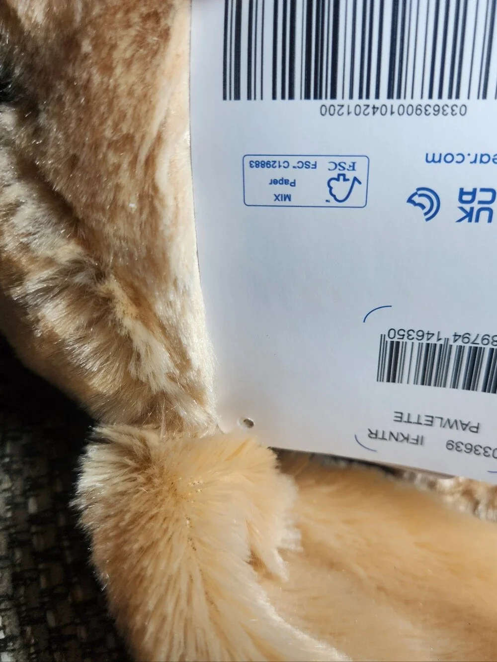 Build-A-Bear Workshop Pawlette Bunny Plush Stuffed Animal Nwt So Soft!